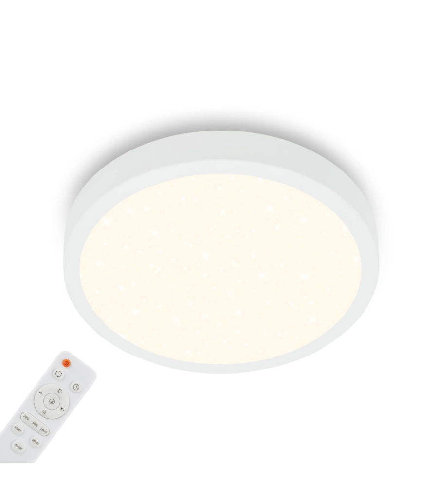 Plafoniera a led runa - led cct bianco- d. 38 cm